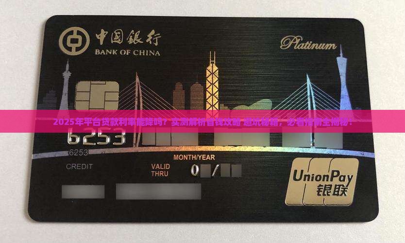 平台贷款利率可以降吗