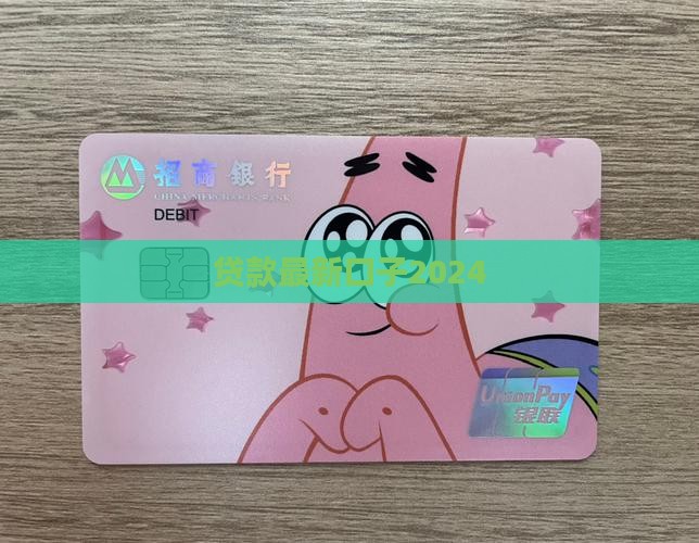 贷款最新口子2024