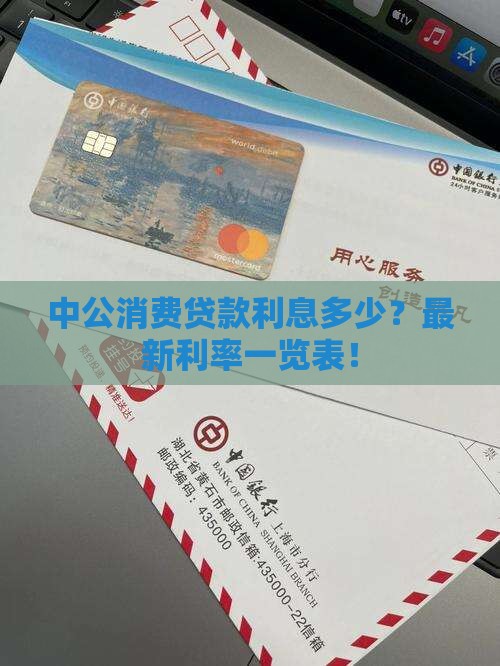 中公消费贷款利息多少