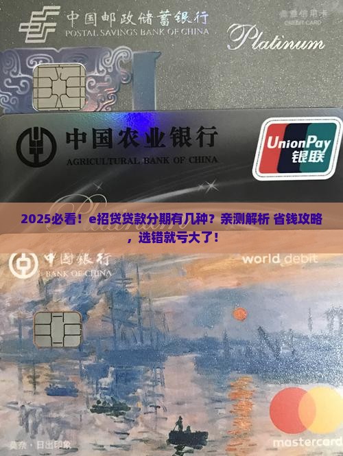e招贷贷款可以分几期