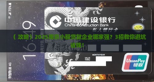 南京政治小额贷款企业