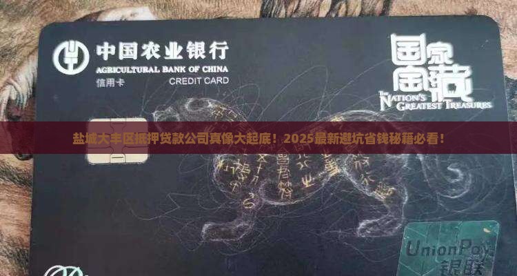 盐城大丰区抵押贷款公司