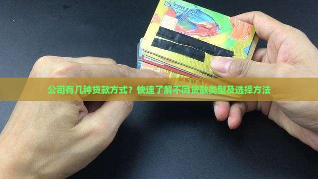 公司有几种贷款方式