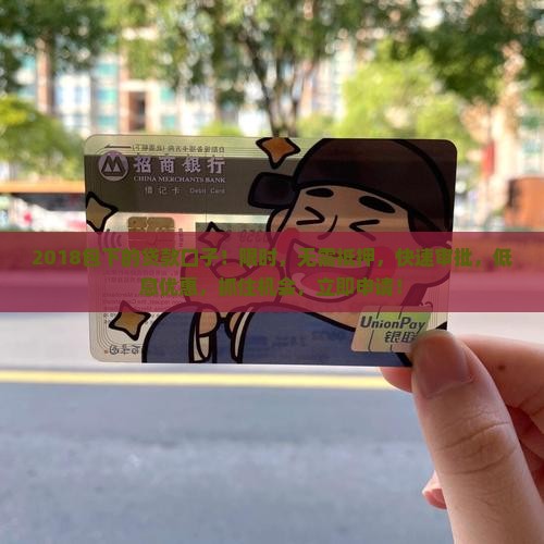 2018包下的贷款口子