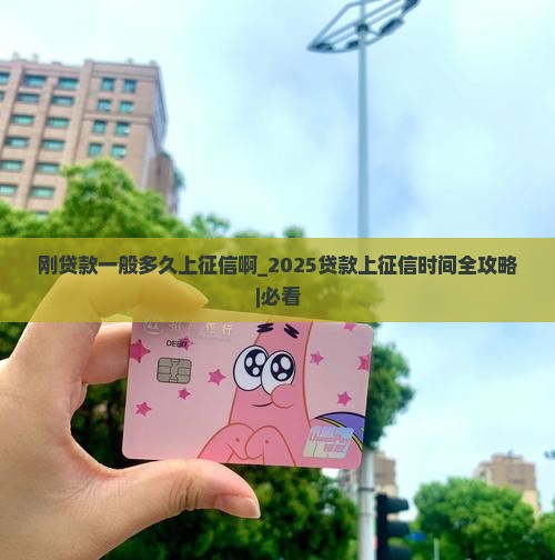 刚贷款一般多久上征信啊