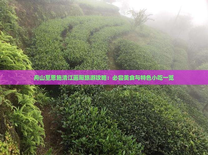 舟山至恩施清江画廊旅游攻略：必尝美食与特色小吃一览