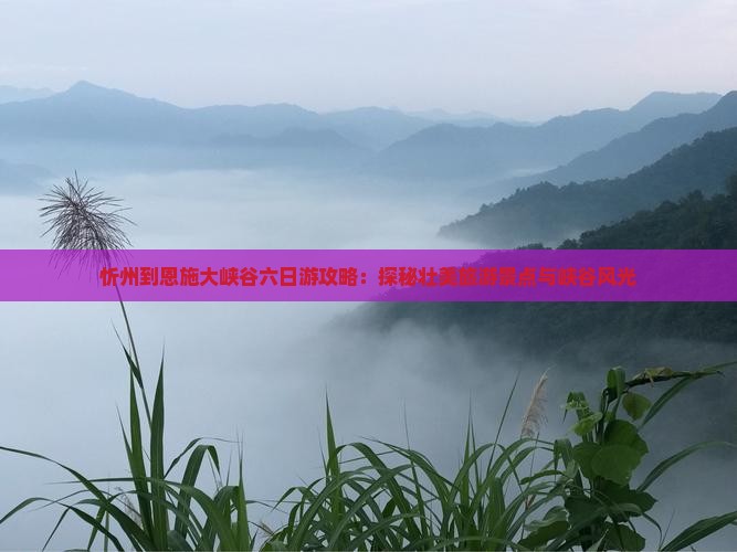 忻州到恩施大峡谷六日游攻略：探秘壮美旅游景点与峡谷风光