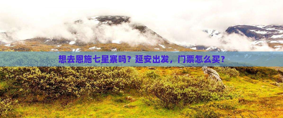 延安去恩施七星寨门票