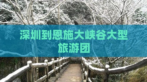 深圳到恩施大峡谷大型旅游团