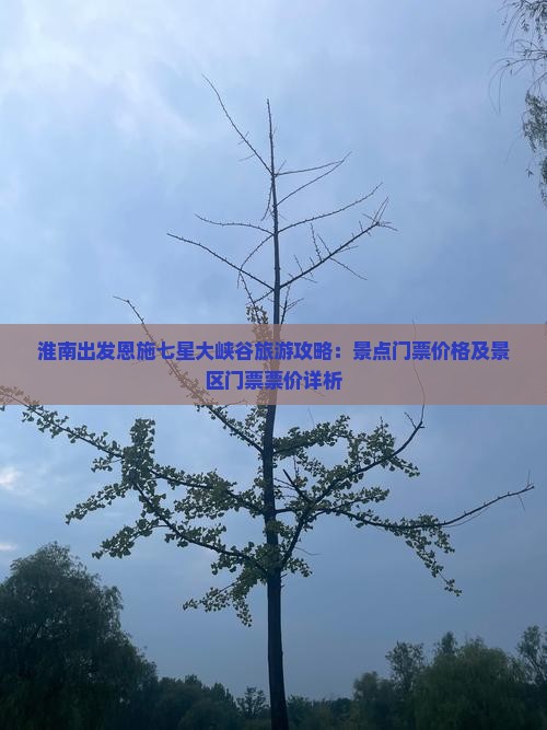 淮南出发恩施七星大峡谷旅游攻略：景点门票价格及景区门票票价详析