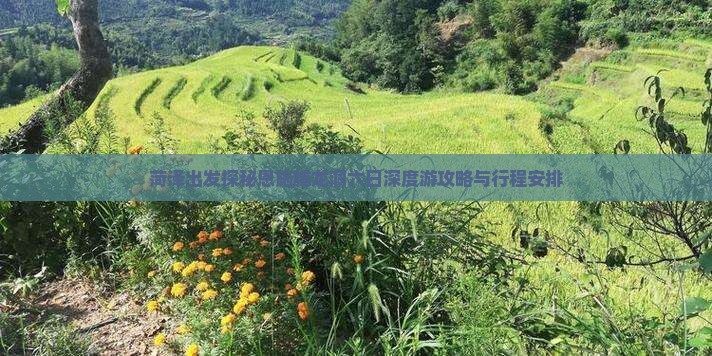 菏泽出发探秘恩施腾龙洞六日深度游攻略与行程安排