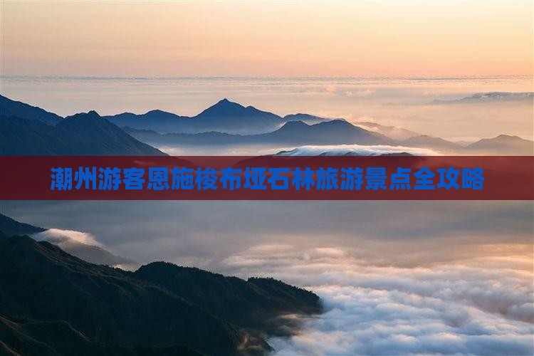 潮州游客恩施梭布垭石林旅游景点全攻略