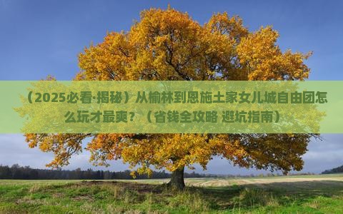 榆林到恩施土家女儿城自由团