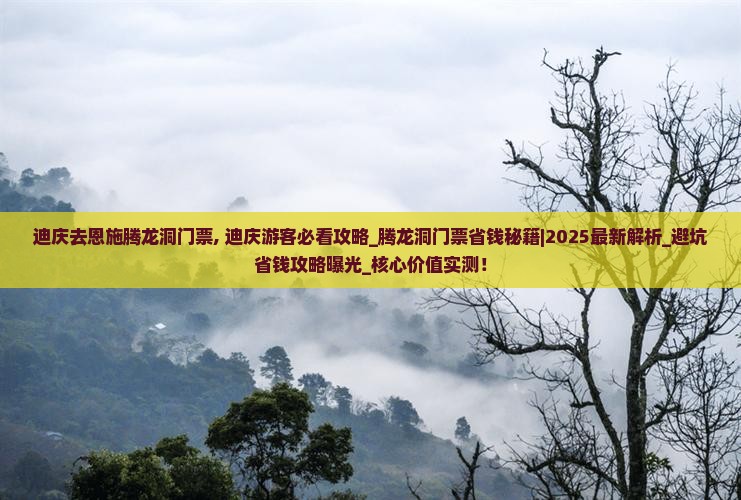 迪庆去恩施腾龙洞门票