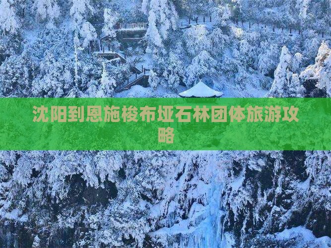 沈阳到恩施梭布垭石林团体旅游攻略