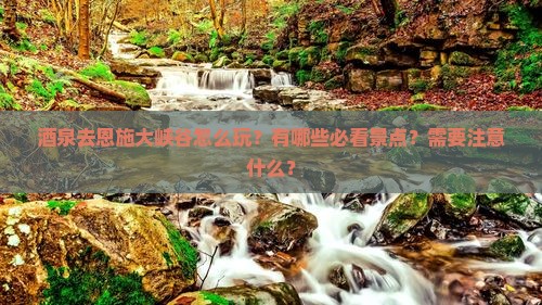 酒泉去恩施大峡谷怎么玩？有哪些必看景点？需要注意什么？