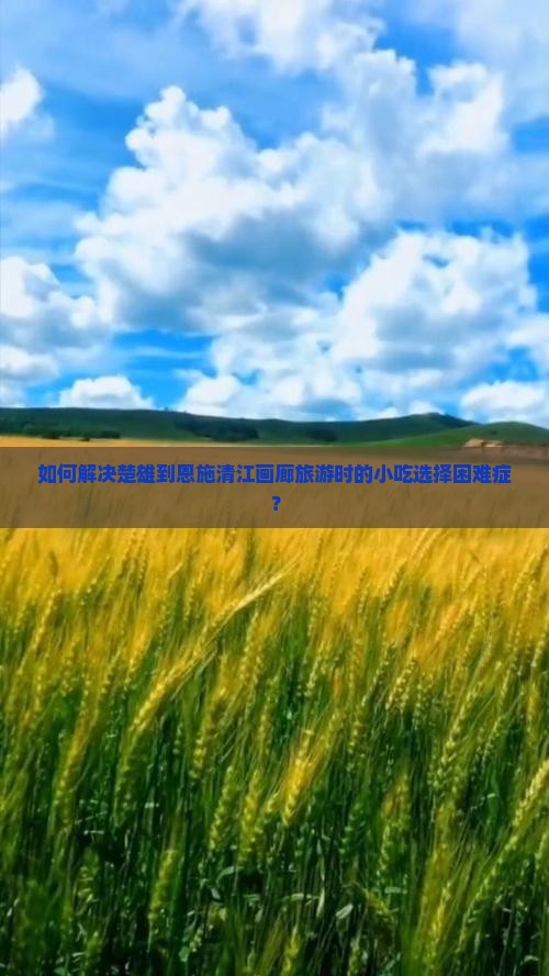如何解决楚雄到恩施清江画廊旅游时的小吃选择困难症？