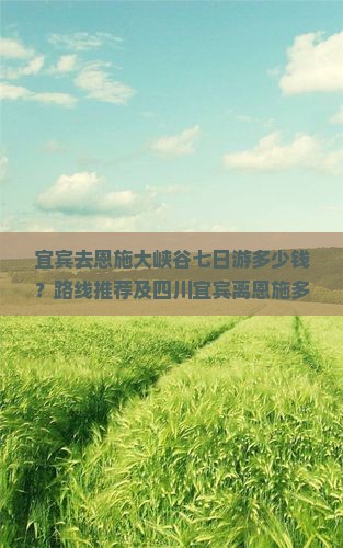 宜宾去恩施大峡谷七日游多少钱？路线推荐及四川宜宾离恩施多远