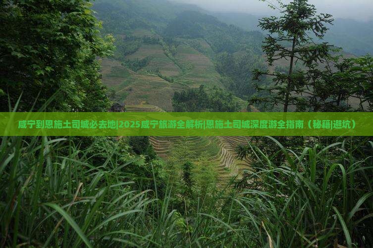 咸宁到恩施土司城必去地
