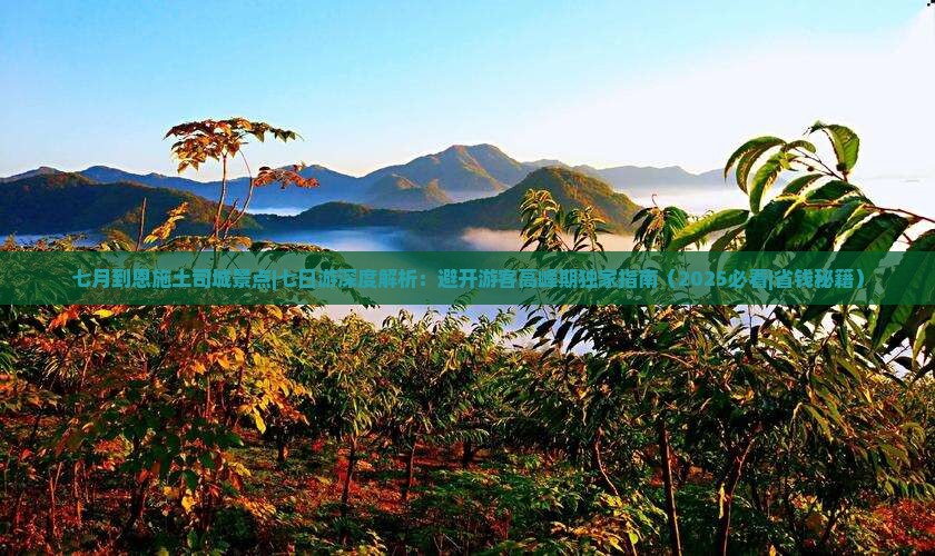 七月到恩施土司城景点