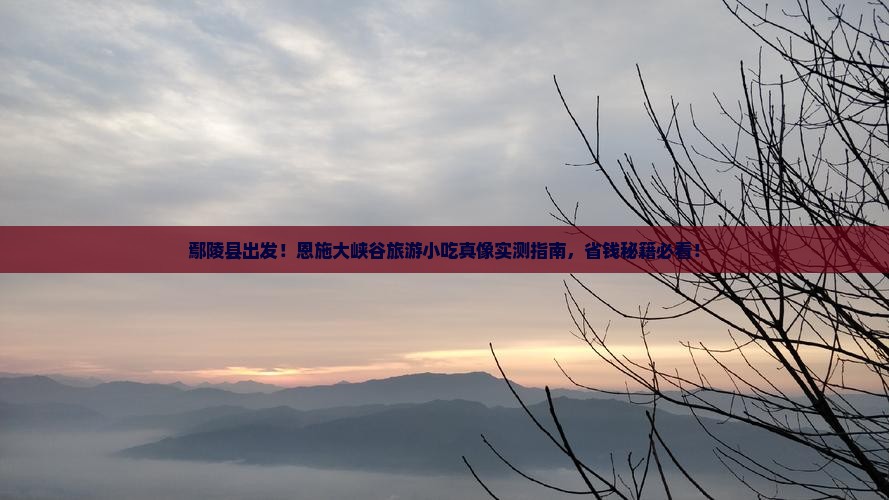 鄢陵县到恩施大峡谷旅游小吃