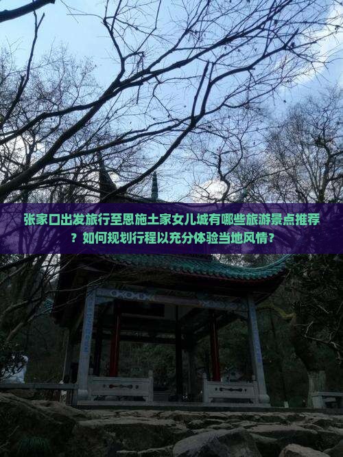 张家口出发旅行至恩施土家女儿城有哪些旅游景点推荐？如何规划行程以充分体验当地风情？
