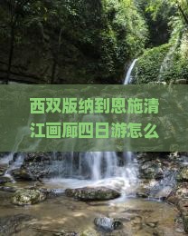 西双版纳到恩施清江画廊四日游怎么安排行程？有哪些必看景点？费用大概是多少？