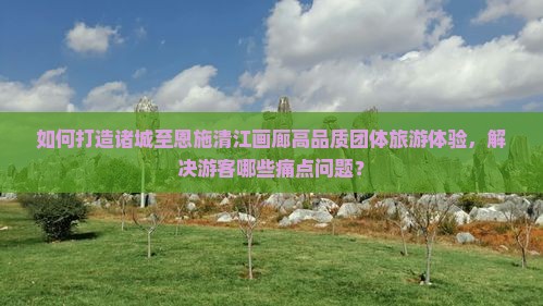 如何打造诸城至恩施清江画廊高品质团体旅游体验，解决游客哪些痛点问题？