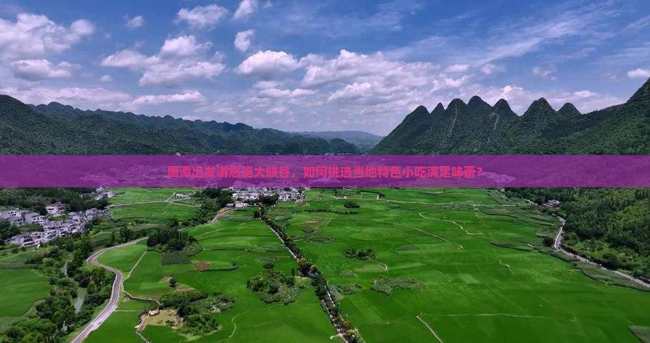 鹰潭出发游恩施大峡谷，如何挑选当地特色小吃满足味蕾？