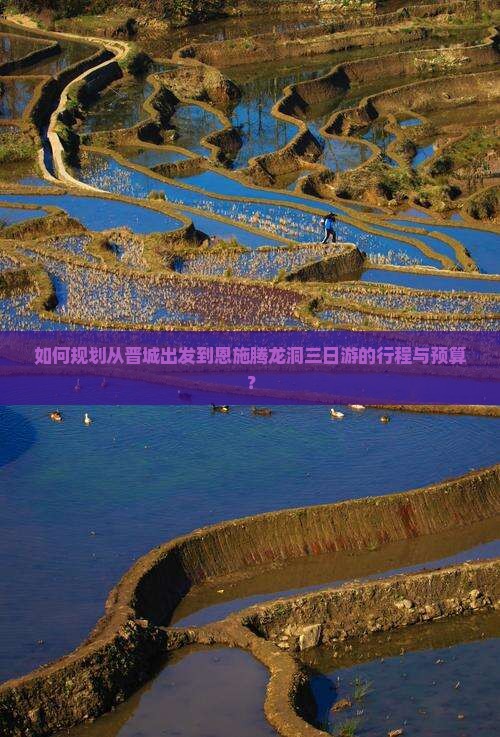 如何规划从晋城出发到恩施腾龙洞三日游的行程与预算？