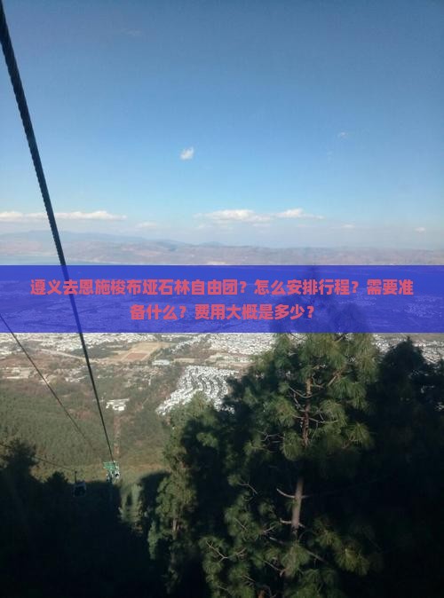 遵义去恩施梭布垭石林自由团？怎么安排行程？需要准备什么？费用大概是多少？