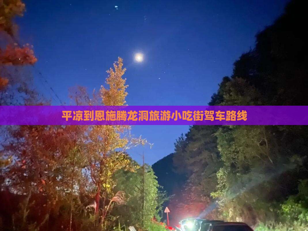 平凉到恩施腾龙洞旅游小吃街驾车路线