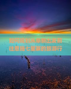 如何规划从阜新出发前往恩施七星寨的旅游行程及必备攻略？