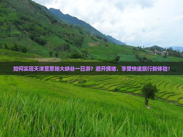 如何实现天津至恩施大峡谷一日游？避开拥堵，享受快速旅行新体验！