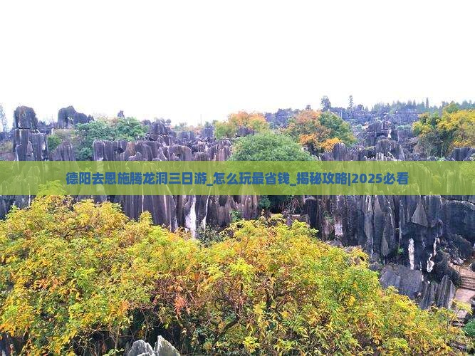 德阳去恩施腾龙洞三日游