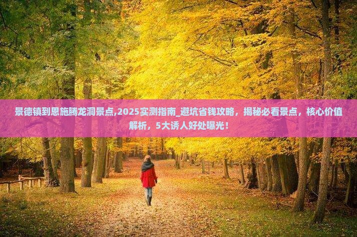 景德镇到恩施腾龙洞景点