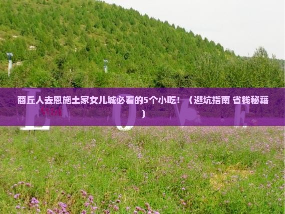 商丘去恩施土家女儿城旅游小吃