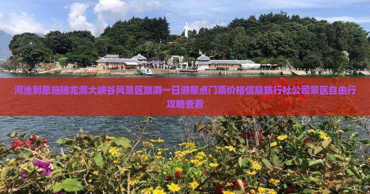 河池到恩施腾龙洞大峡谷风景区旅游一日游景点门票价格信息旅行社公司景区自由行攻略查看