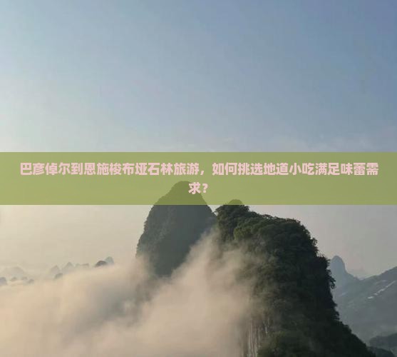 巴彦倬尔到恩施梭布垭石林旅游，如何挑选地道小吃满足味蕾需求？