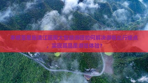 孝感至恩施清江画廊大型旅游团如何解决游客出行痛点，实现高品质游览体验？
