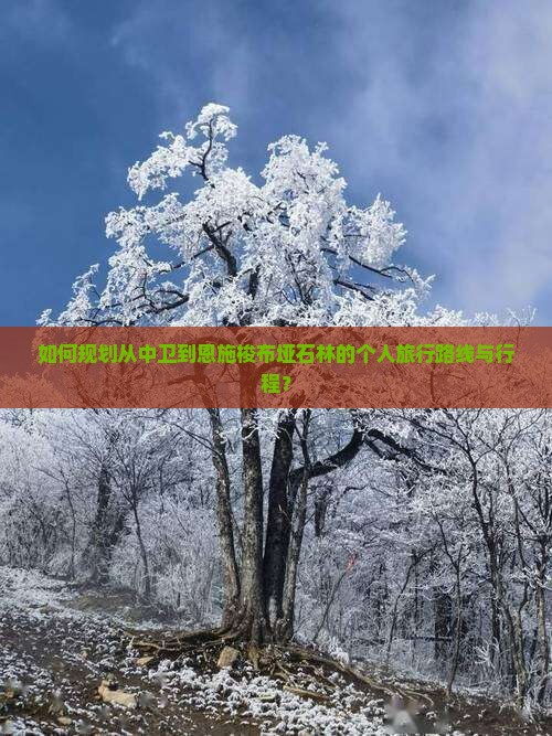 如何规划从中卫到恩施梭布垭石林的个人旅行路线与行程？