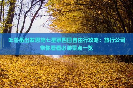 吐鲁番出发恩施七星寨四日自由行攻略：旅行公司带你看看必游景点一览