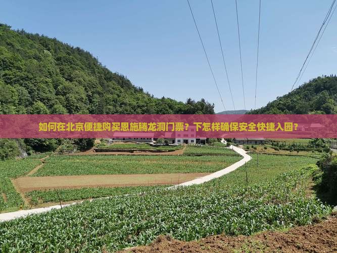 如何在北京便捷购买恩施腾龙洞门票？下怎样确保安全快捷入园？