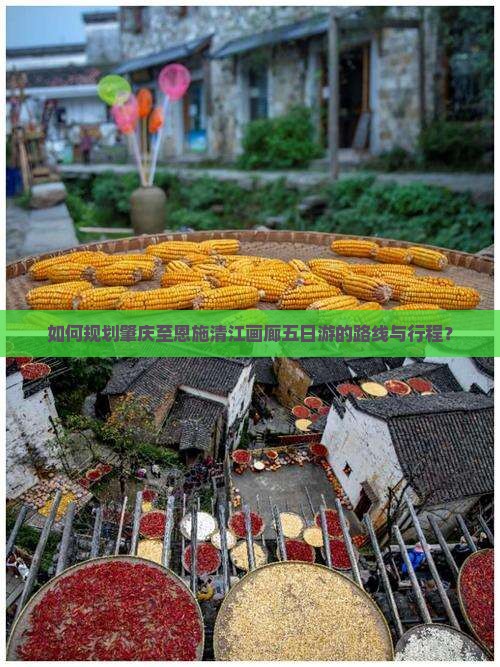 如何规划肇庆至恩施清江画廊五日游的路线与行程？