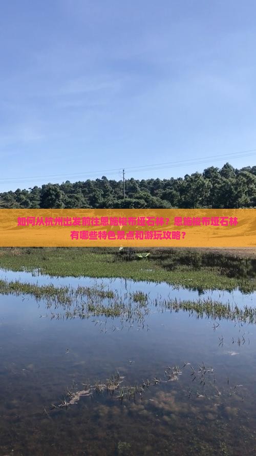如何从杭州出发前往恩施梭布垭石林?恩施梭布垭石林有哪些特色景点和游玩攻略? 如何从杭州出发前往恩施梭布垭石林?恩施梭布垭石林有哪些特色景点和游玩攻略?