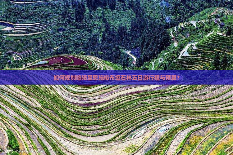 如何规划临猗至恩施梭布垭石林五日游行程与预算？