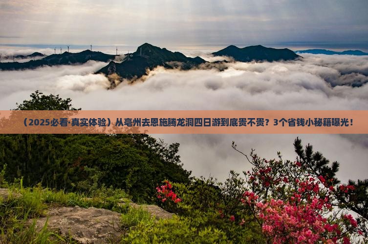 亳州去恩施腾龙洞四日游