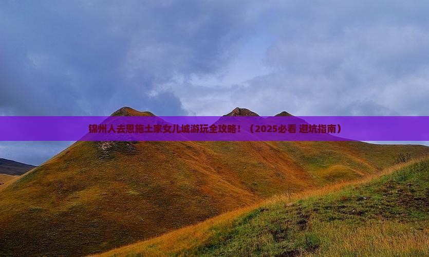锦州去恩施土家女儿城景点