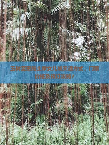 玉树至恩施土家女儿城交通方式、门票价格及预订攻略？