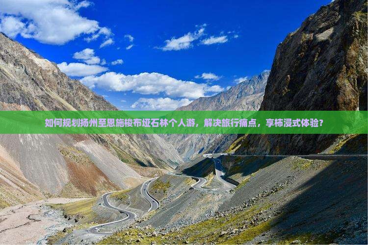 如何规划扬州至恩施梭布垭石林个人游，解决旅行痛点，享柿浸式体验？